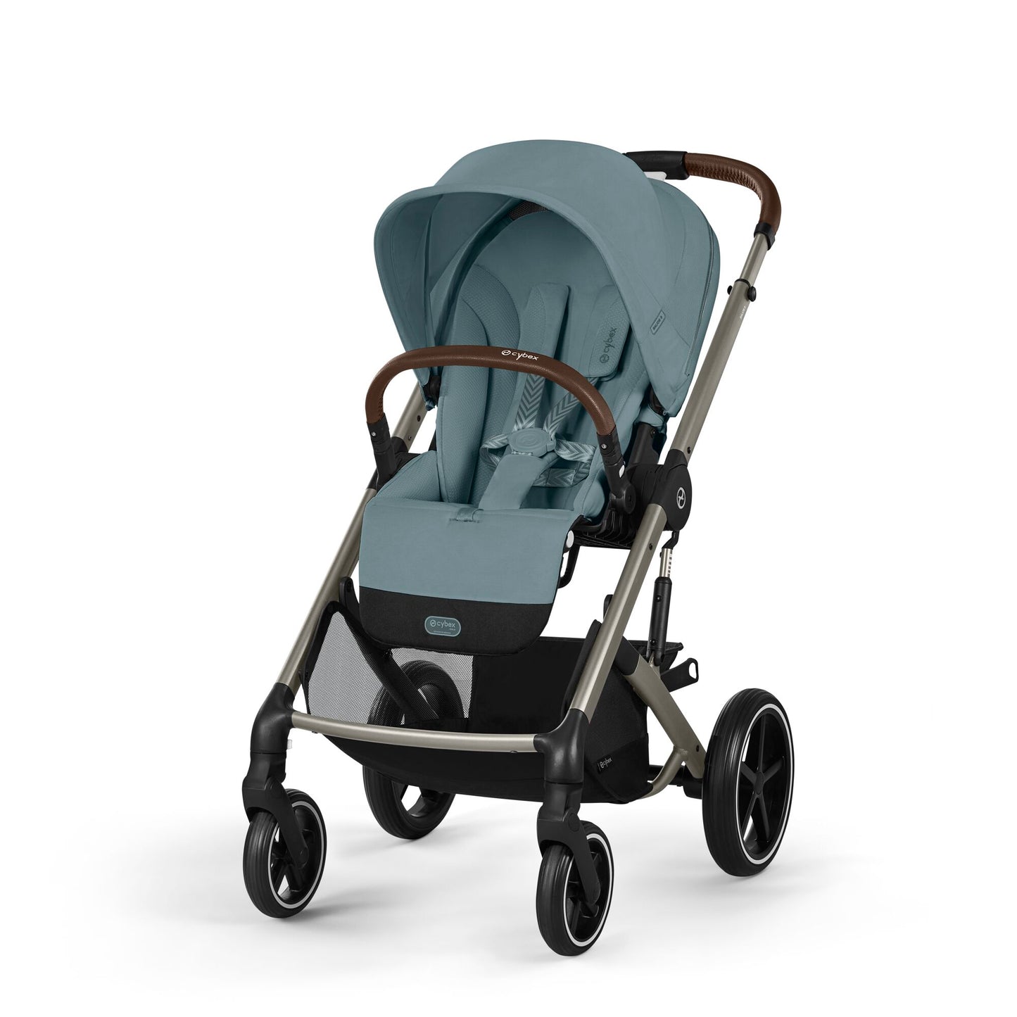 עגלת תינוק משולבת - טיולון ועריסה Balios TS5 בצבע Stormy Blue, עם סל-קל Cloud G