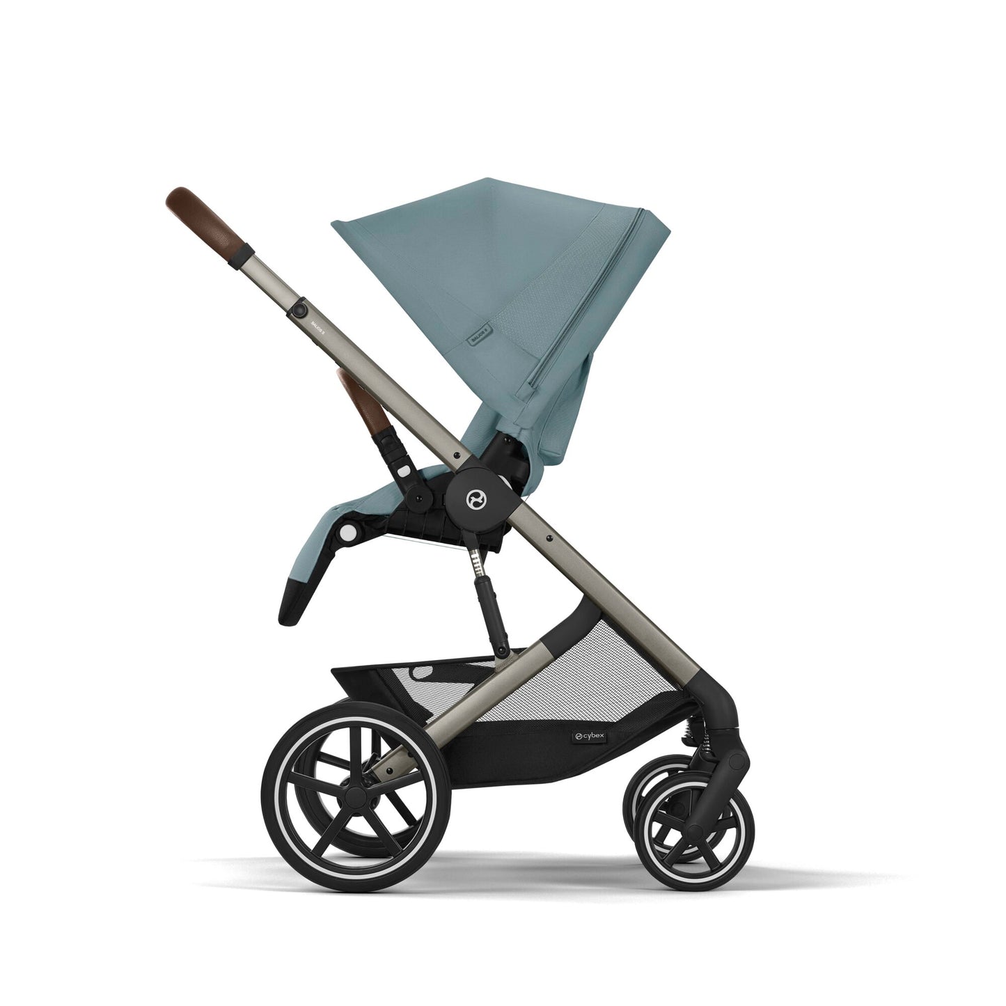 עגלת תינוק משולבת - טיולון ועריסה Balios TS5 בצבע Stormy Blue, עם סל-קל Cloud G