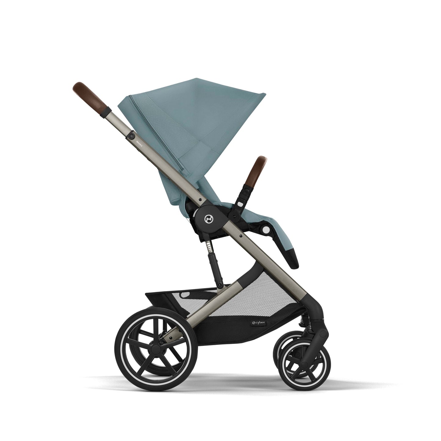 עגלת תינוק משולבת - טיולון ועריסה Balios TS5 בצבע Stormy Blue, עם סל-קל Cloud G