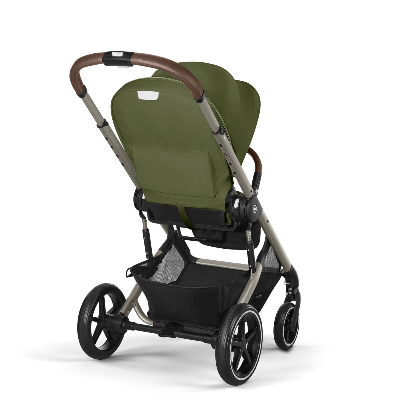 עגלת תינוק משולבת - טיולון ועריסה Balios TS5 בצבע Moss Green , עם סל-קל Cloud G