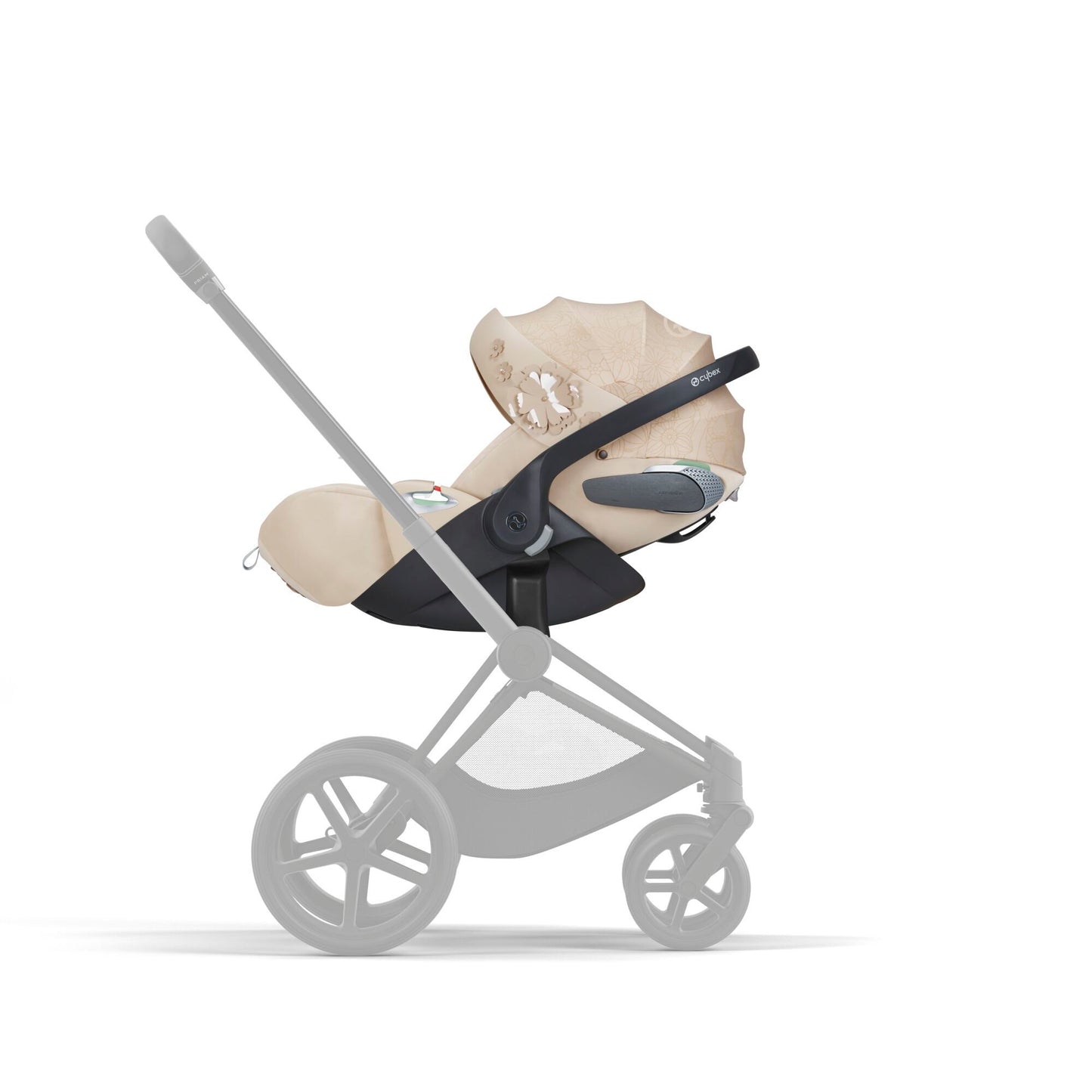 סלקל Cloud T Simply Flowers Beige-על עגלה לדוגמא