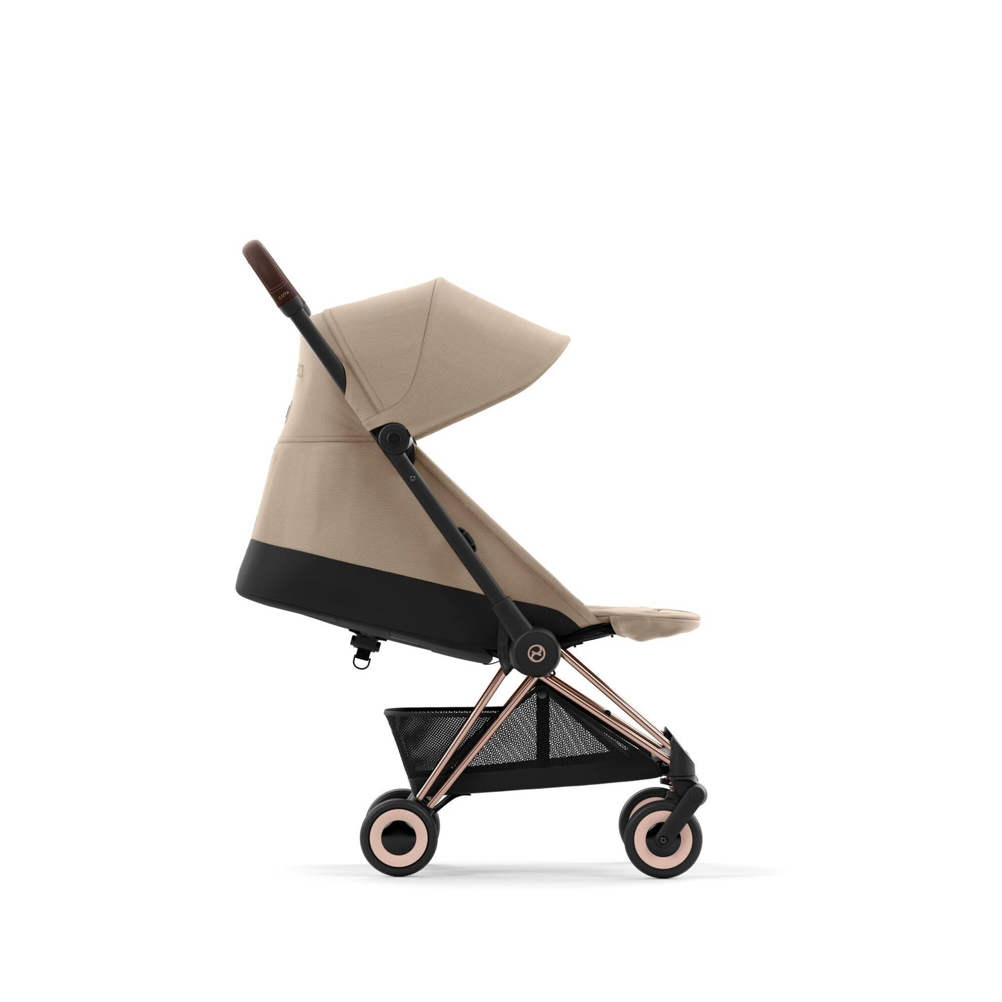 עגלת תינוק Coya רוזגולד Cozi Beige