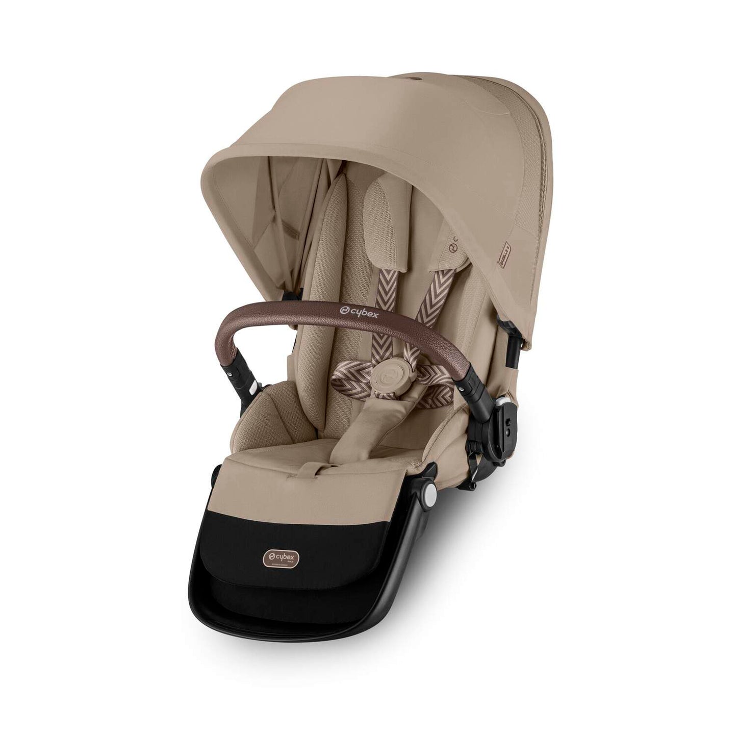 עגלת תינוק לתאומים / אחים Gazelle S2 בז' Almond Beige