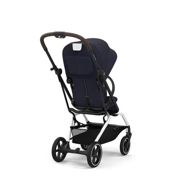 עגלת טיולון Eezy S Twist +2 כחול dark blue שלדה כסופה