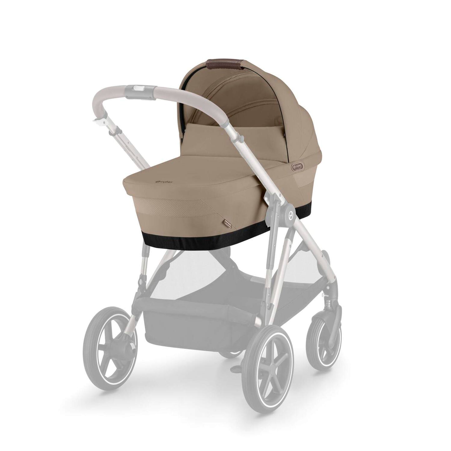 עגלת תינוק לתאומים / אחים Gazelle S2 בז' Almond Beige