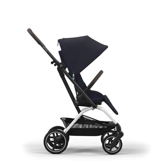 עגלת טיולון Eezy S Twist +2 כחול dark blue שלדה כסופה