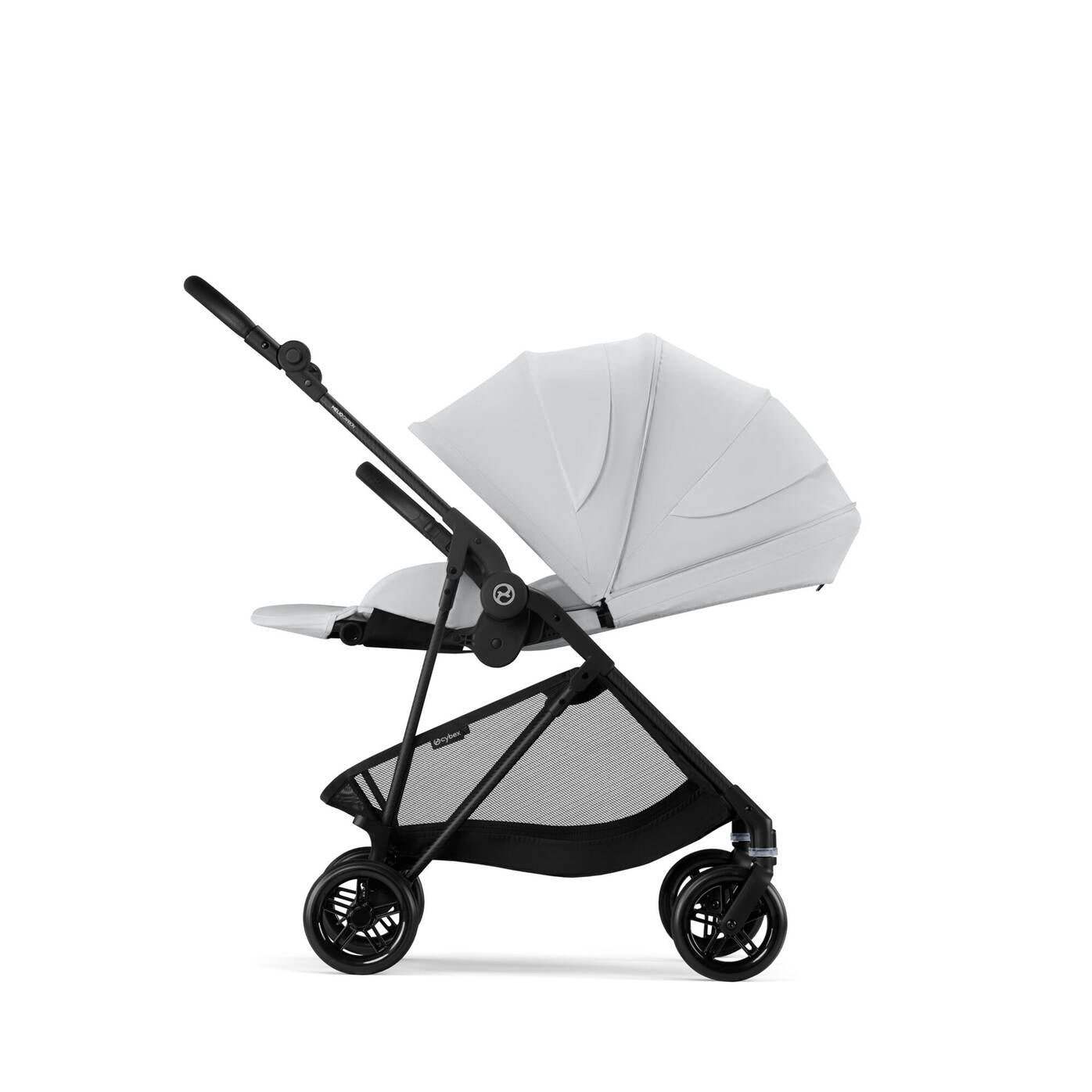 עגלת תינוק משולבת Melio 3 Carbon Fog Grey בצבע אפור