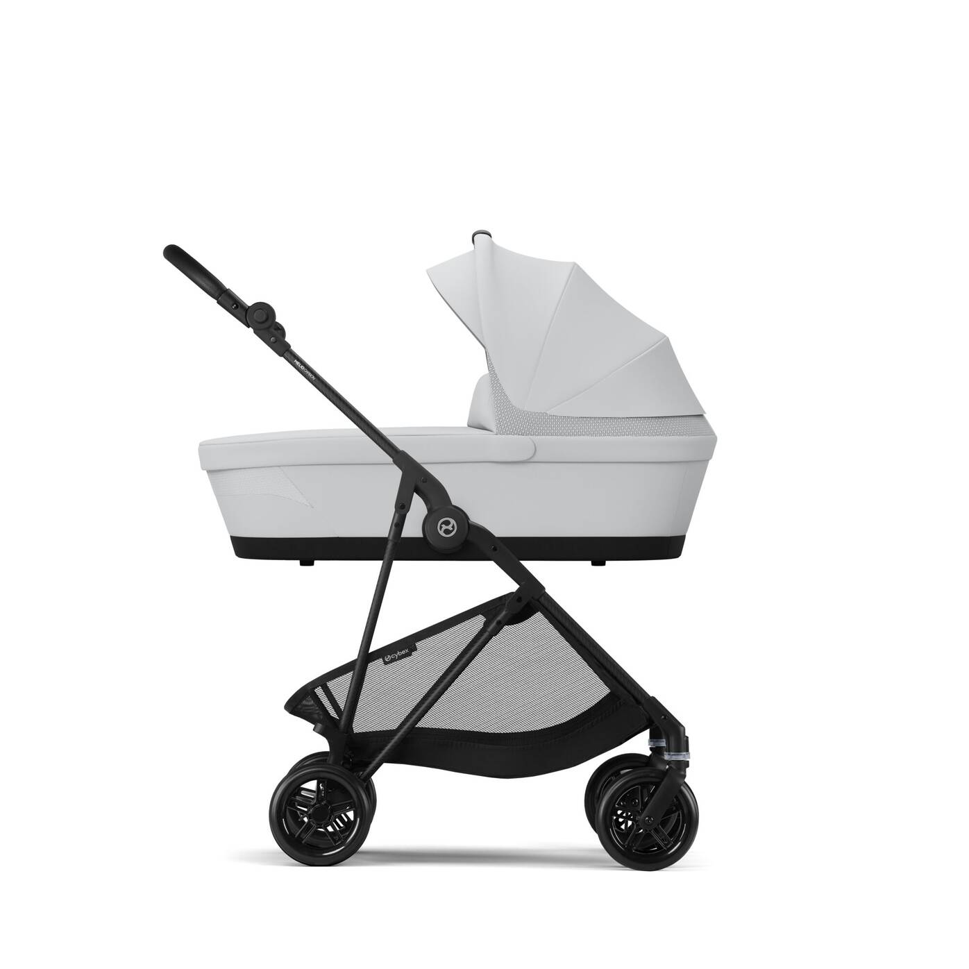 עגלת תינוק משולבת Melio 3 Carbon Fog Grey בצבע אפור