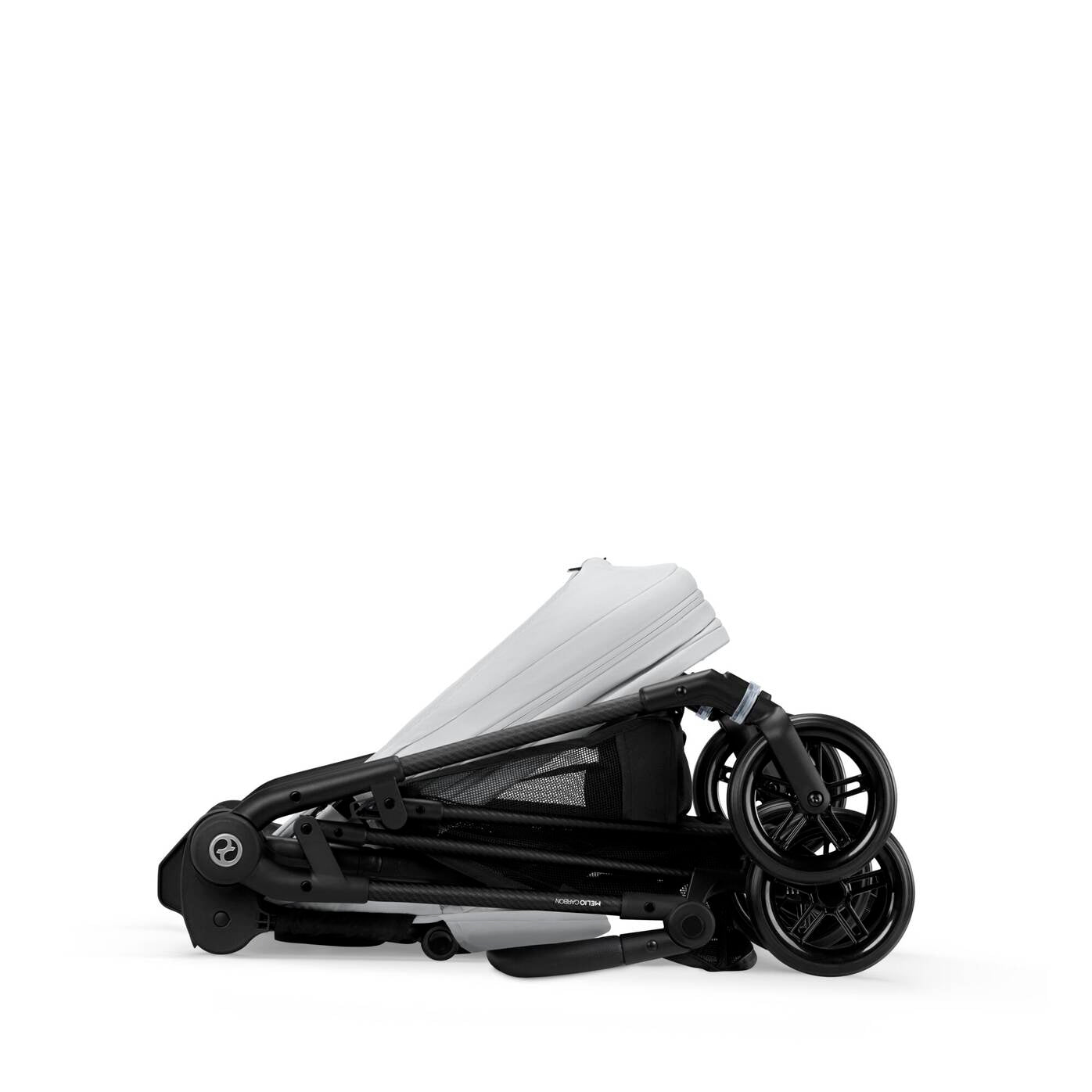 עגלת תינוק משולבת Melio 3 Carbon Fog Grey בצבע אפור