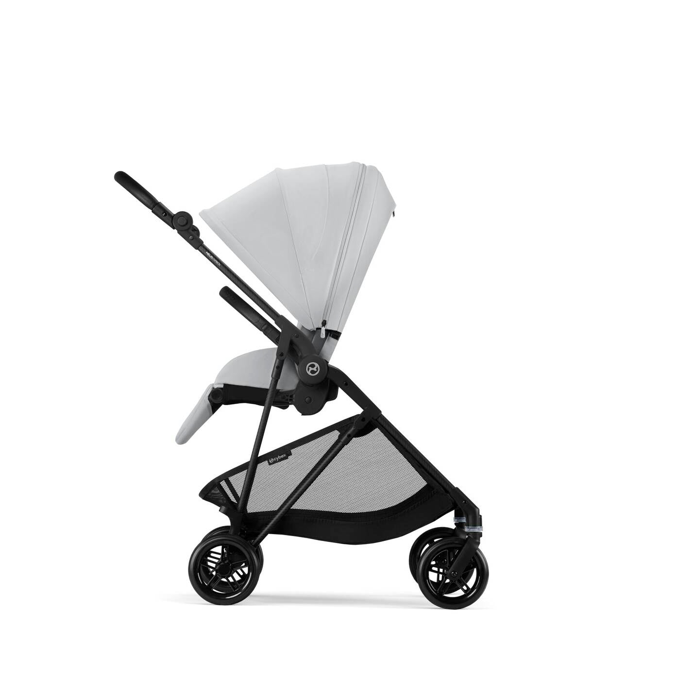 עגלת תינוק משולבת Melio 3 Carbon Fog Grey בצבע אפור