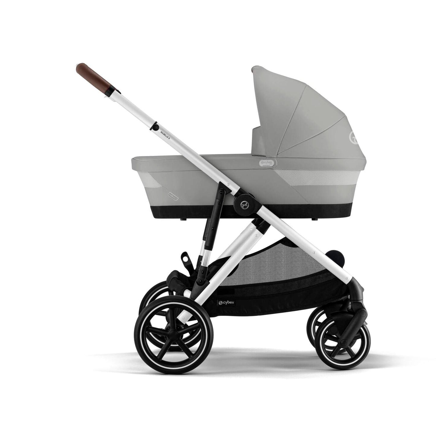 עגלת תינוק לתאומים / אחים Gazelle S2 בז' Stone Grey