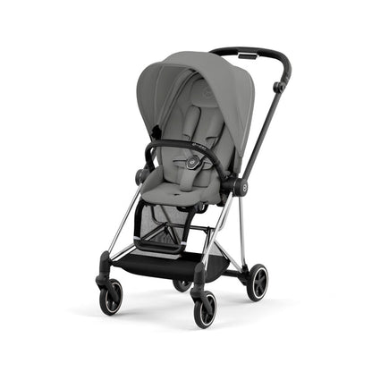 עגלת תינוק Mios 3 Mirage Grey עם שלדה כרום שחור
