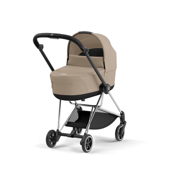עגלת תינוק Mios 3 Cozy Beige עם שלדה כרום שחור