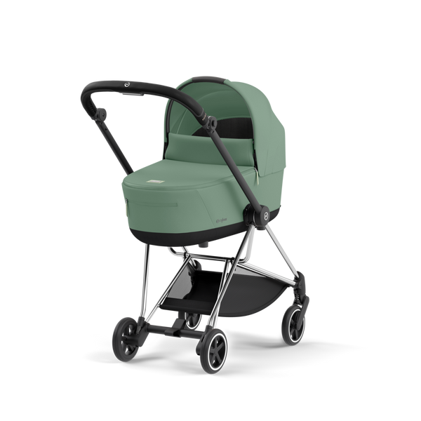 עגלת תינוק Mios 3 Leaf Green עם שלדה כרום שחור