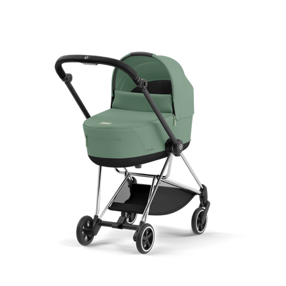 עגלת תינוק Mios 3 Leaf Green עם שלדה כרום שחור