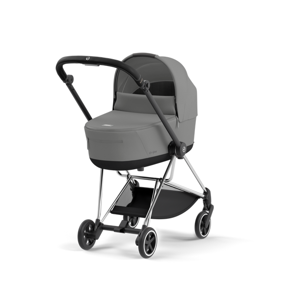 עגלת תינוק Mios 3 Mirage Grey עם שלדה כרום שחור
