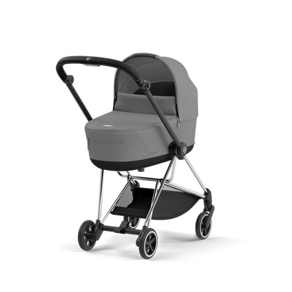 עגלת תינוק Mios 3 Mirage Grey עם שלדה כרום שחור