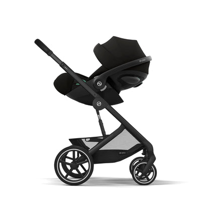 עגלת תינוק משולבת - טיולון ועריסה Balios TS5 בצבע Moon Black , עם סל-קל Cloud G