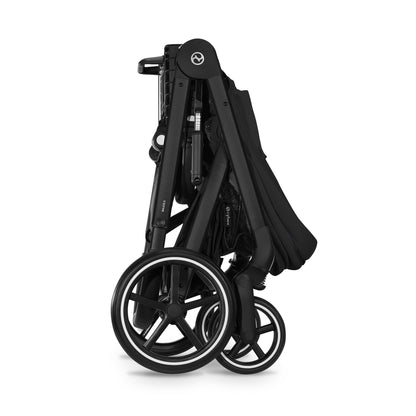 עגלת תינוק משולבת - טיולון ועריסה Balios TS5 בצבע Moon Black , עם סל-קל Cloud G