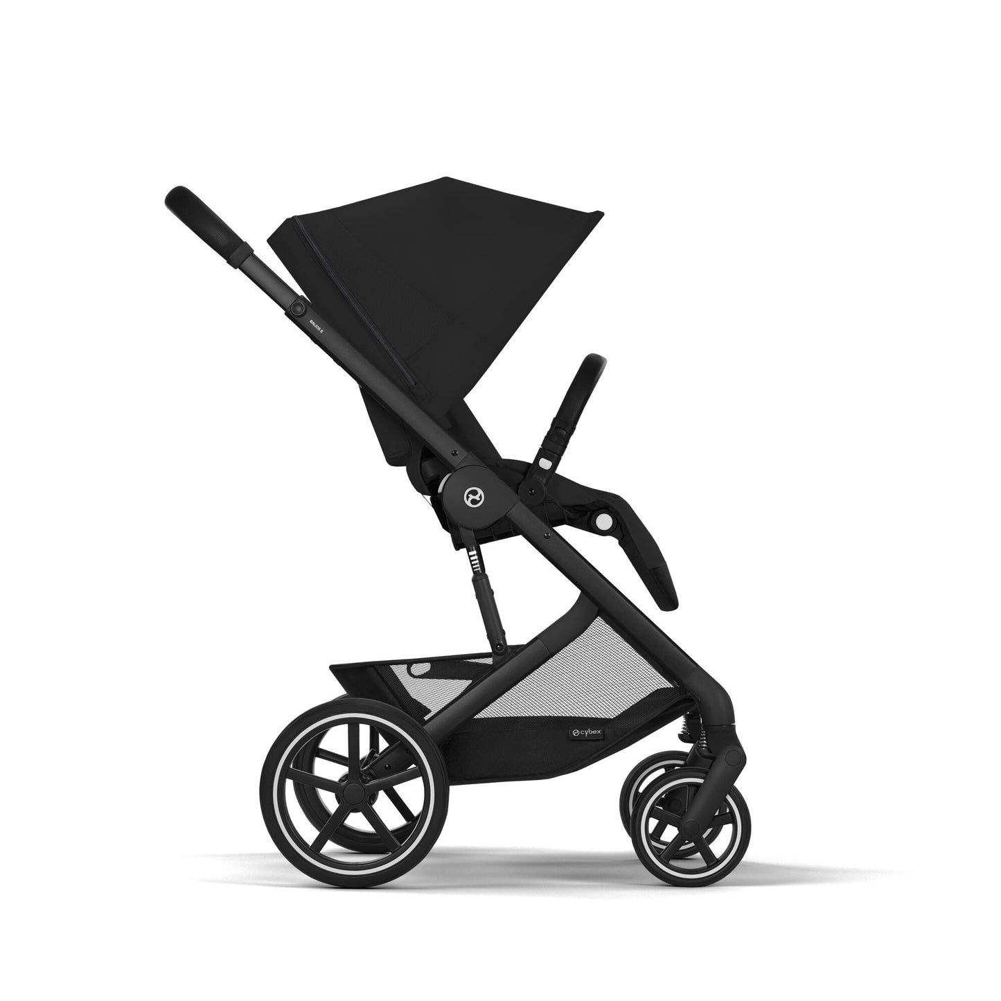 עגלת תינוק משולבת - טיולון ועריסה Balios TS5 בצבע Moon Black , עם סל-קל Cloud G