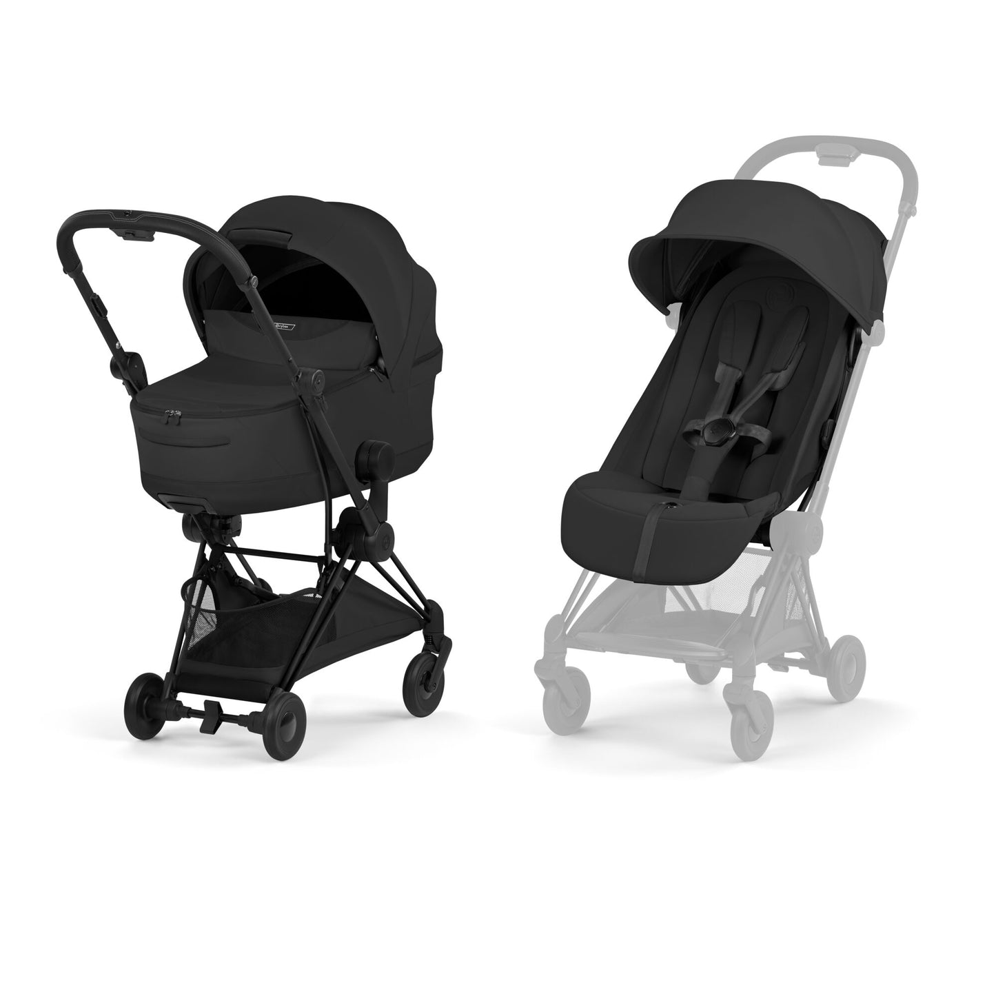 Coya 2 שחור מט Sepia Black עם עריסה