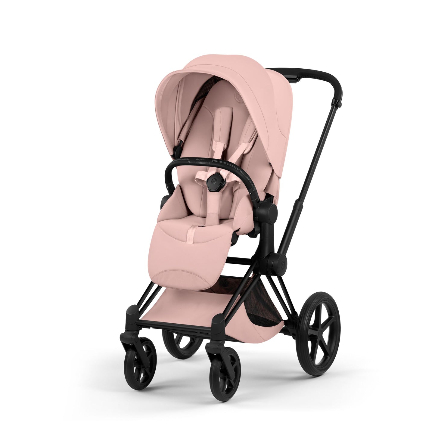Peach Pink Priam 5 שלדה שחור מט