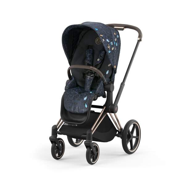עגלת תינוק Priam 4 Capsule Jewels of Nature Chrome black
