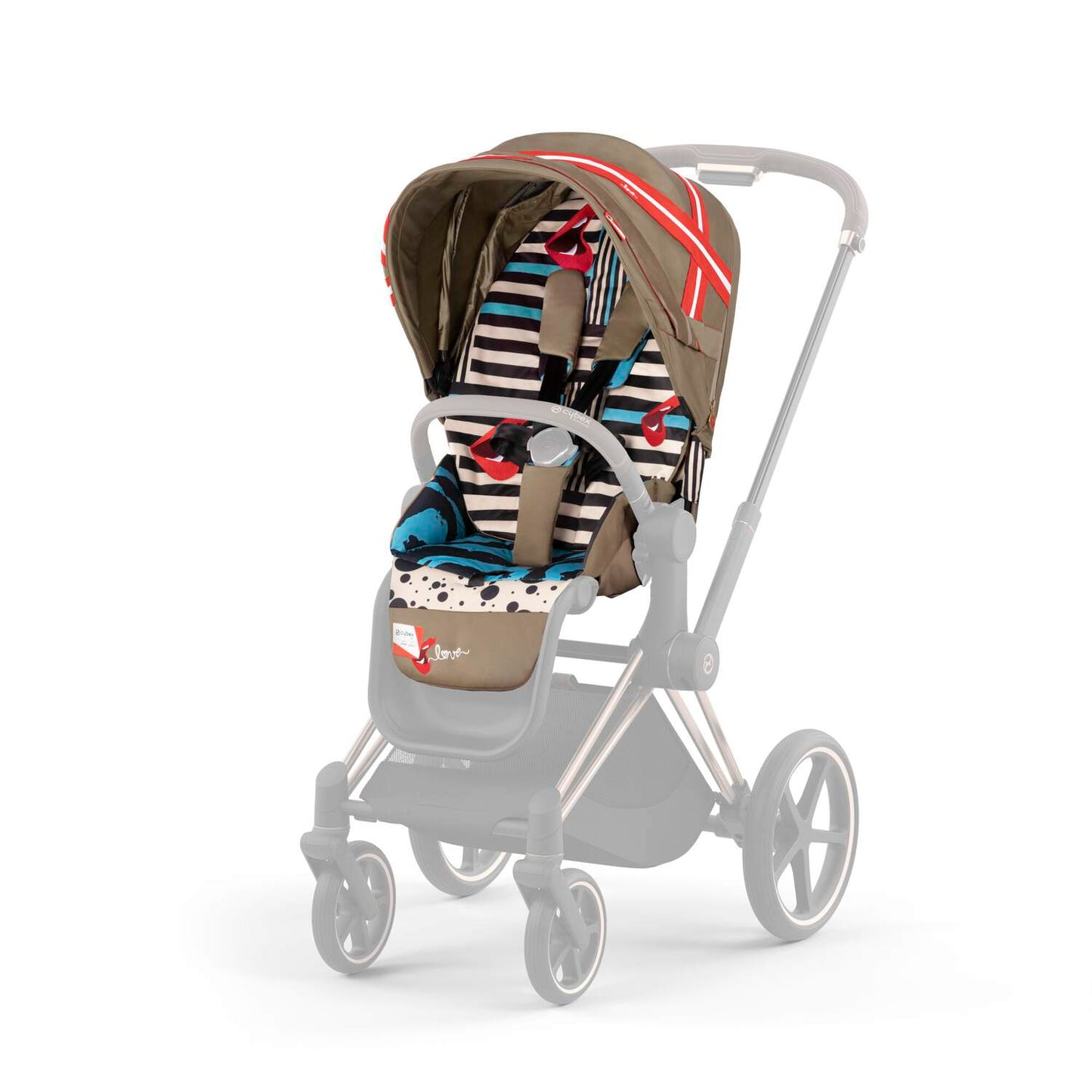 עגלת תינוק Priam 4 Capsule Karolina Kurkova Chrome Black