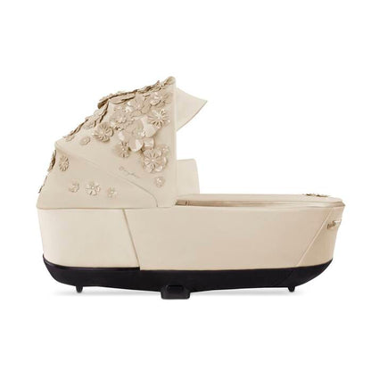 עגלת תינוק Priam 4 Capsule SIMPLY FLOWERS Nude Beige Matt Black