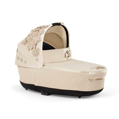 עגלת תינוק Priam 4 Capsule SIMPLY FLOWERS Nude Beige Matt Black