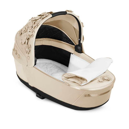 עגלת תינוק Priam 4 Capsule SIMPLY FLOWERS Nude Beige Matt Black