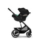 עגלת תינוק משולבת - טיולון ועריסה Balios S4 בצבע שחור MOON