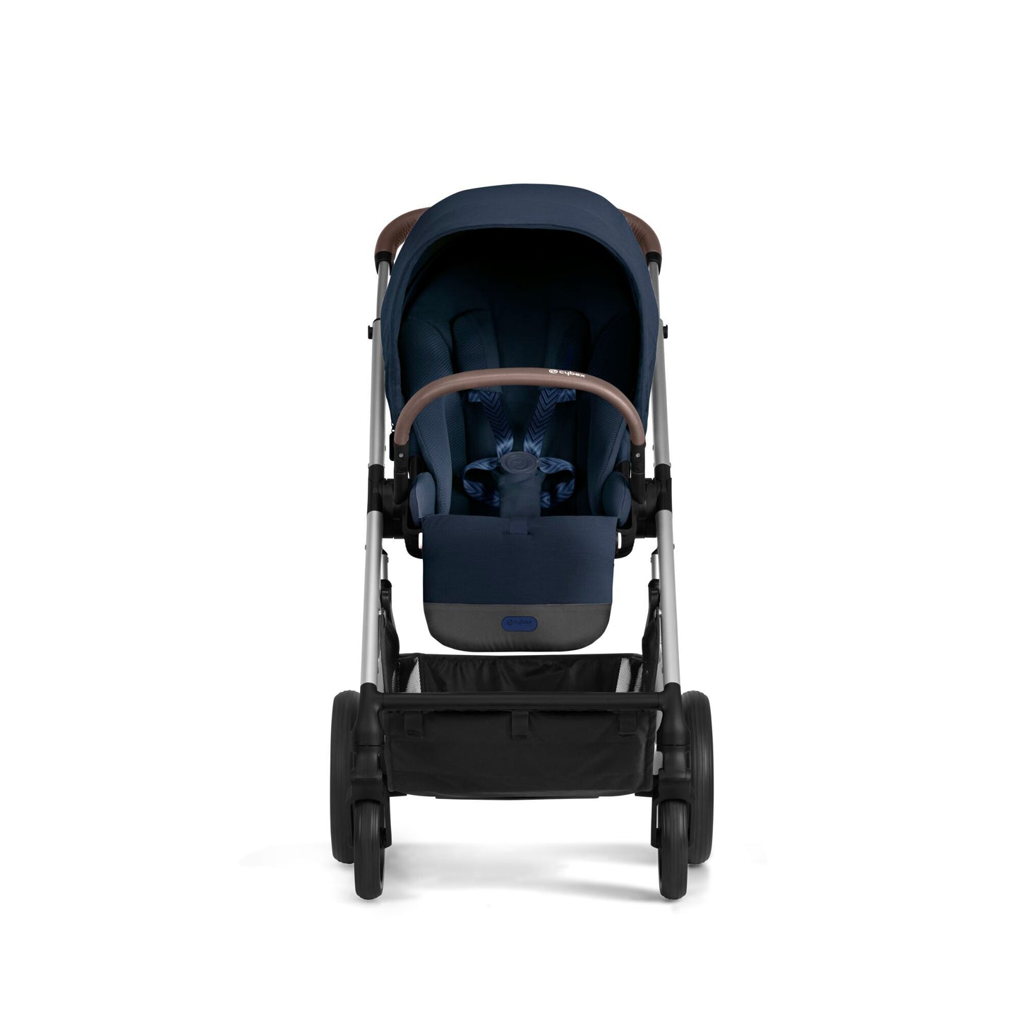 עגלת תינוק משולבת - טיולון ועריסה Balios S4 בצבע כחול Navy Blue