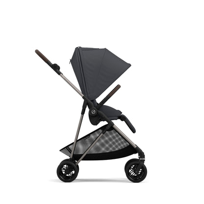 עגלת תינוק משולבת Melio 2 בצבע Monument Grey אפור