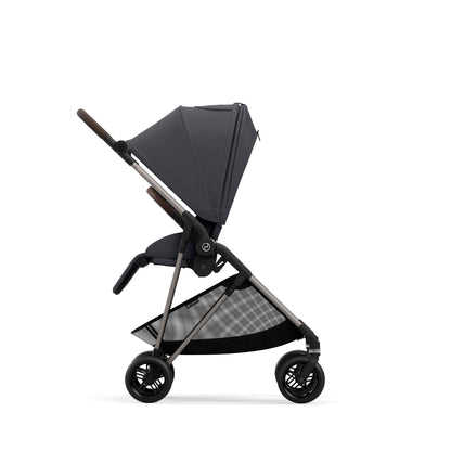 עגלת תינוק משולבת Melio 2 בצבע Monument Grey אפור