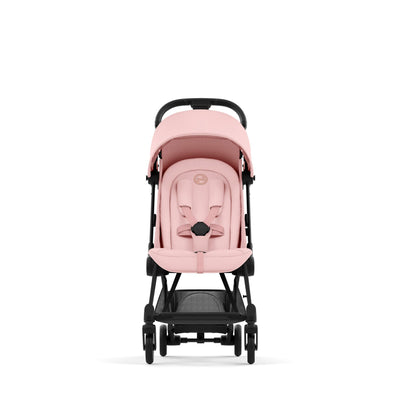 עגלת תינוק Coya שחור מט Peach Pink