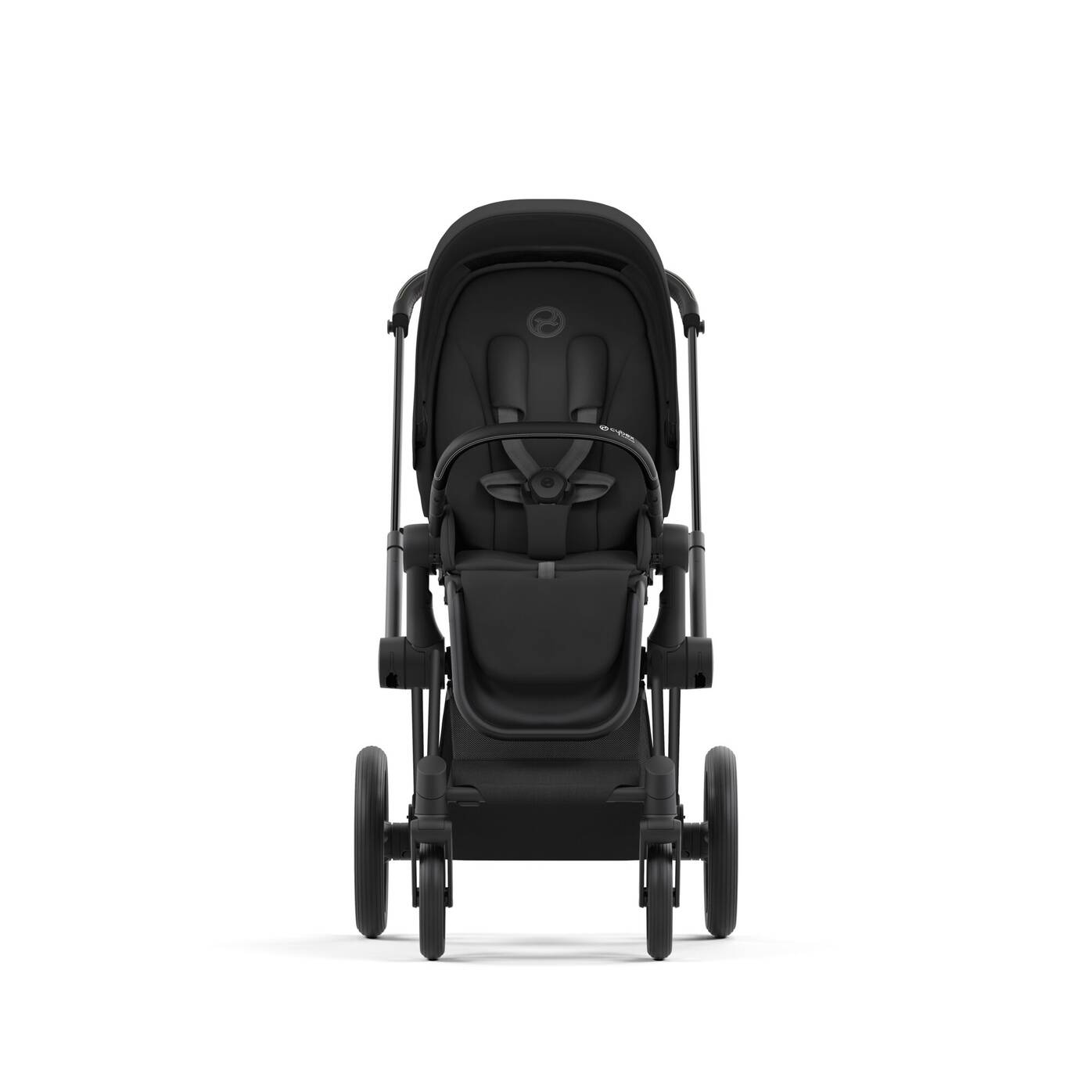 עגלת תינוק Priam 4 Sepia Black עם שלדה שחור מט