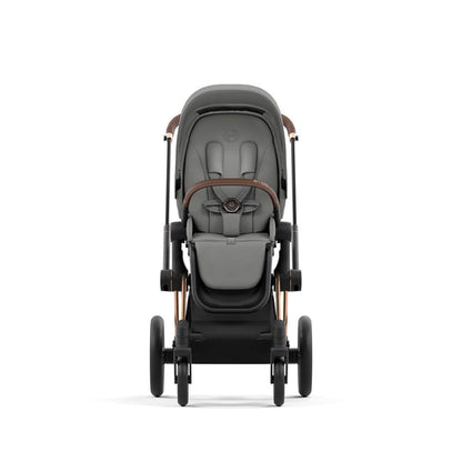 עגלת תינוק Priam 4 Mirage Grey עם שלדה רוזגולד