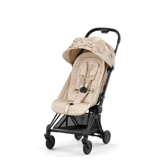 עגלת תינוק Coya Simply Flowers Beige