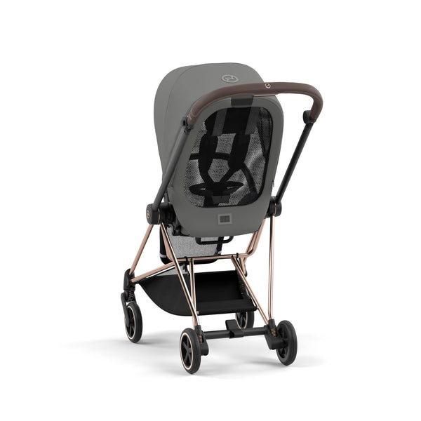 עגלת תינוק Mios 3 Mirage Grey עם שלדה רוזגולד