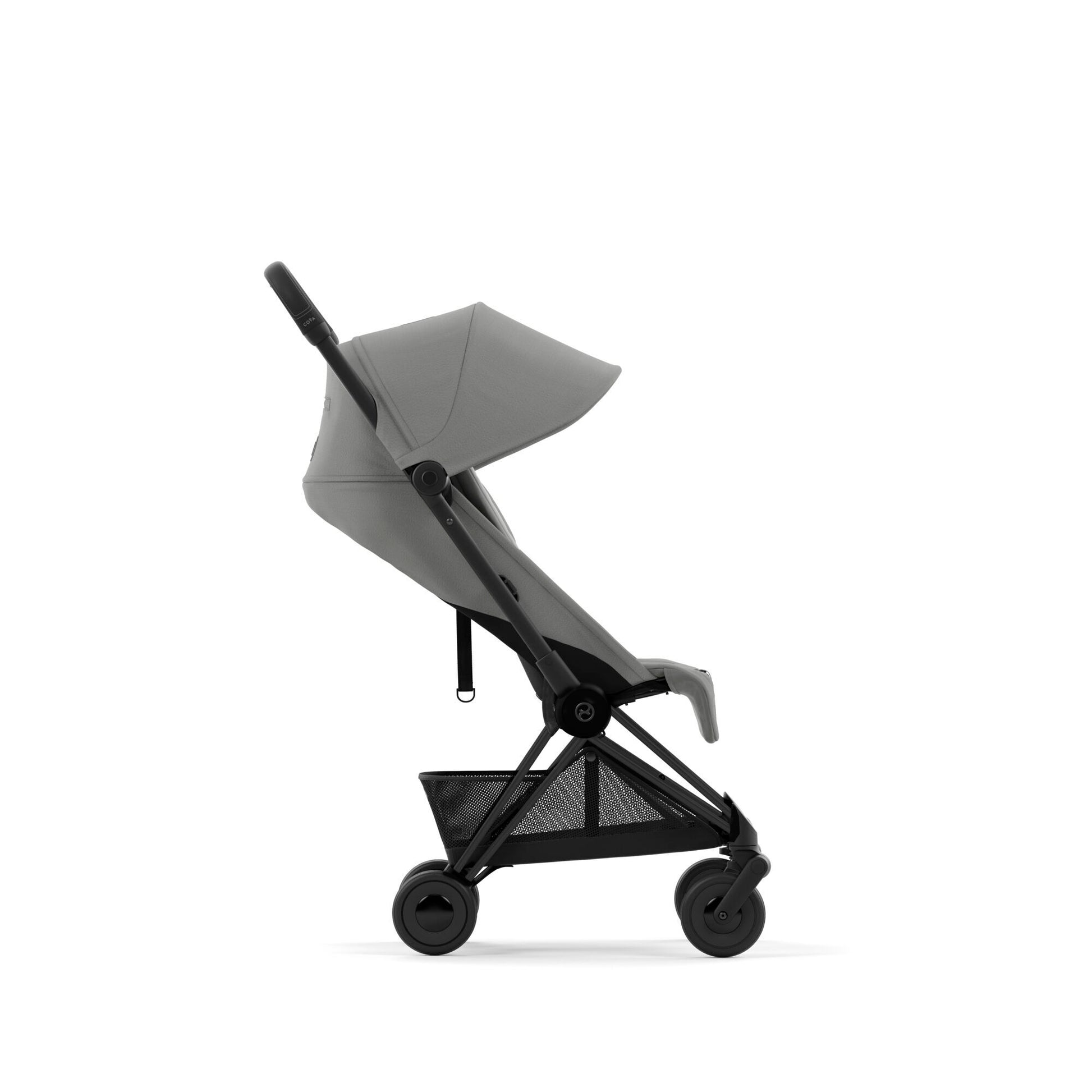 עגלת תינוק Coya שחור מט Mirage Grey