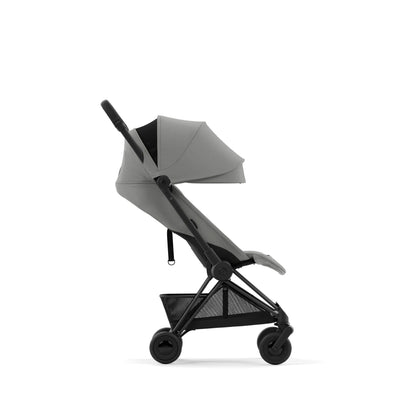 עגלת תינוק Coya שחור מט Mirage Grey