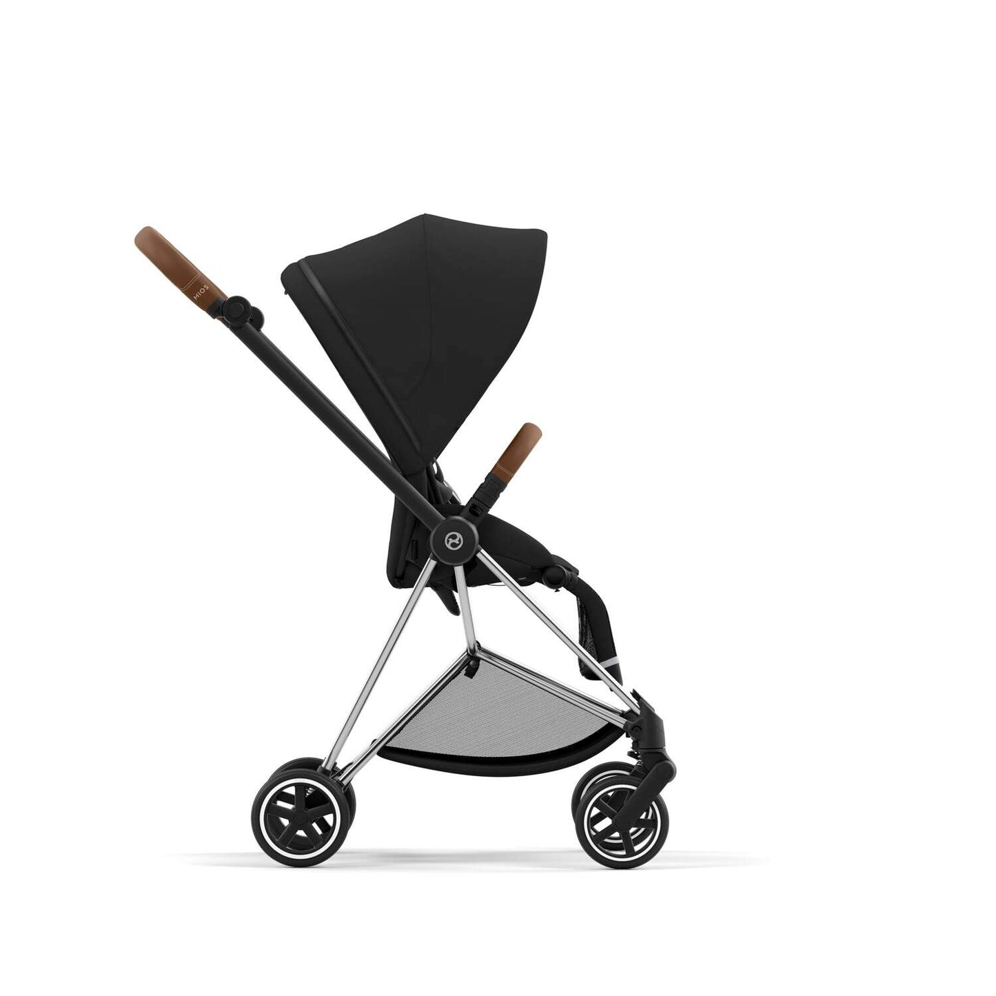 עגלת תינוק Mios 3 Sepia Black עם שלדה כרום חום