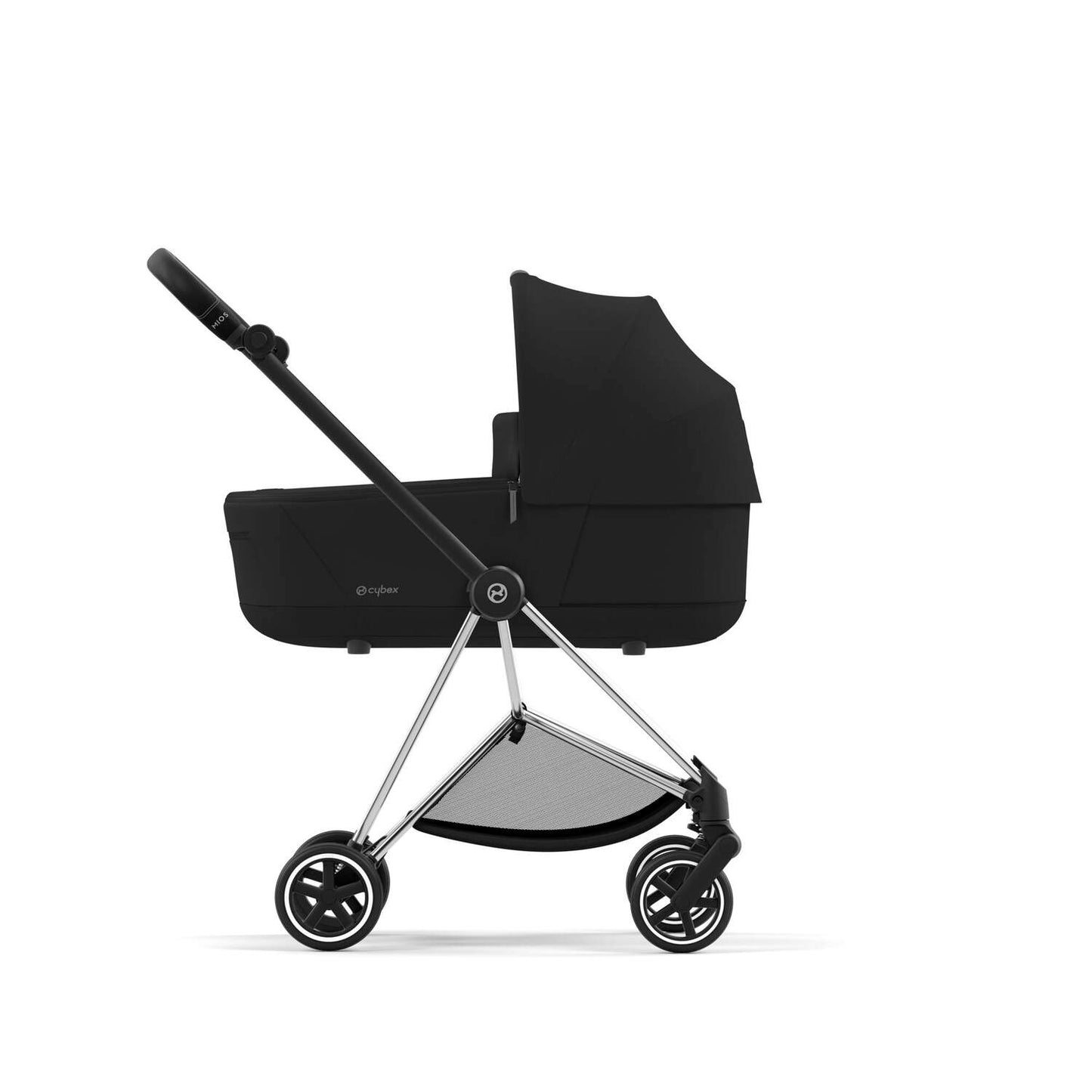 עגלת תינוק Mios 3 Sepia Black עם שלדה כרום שחור