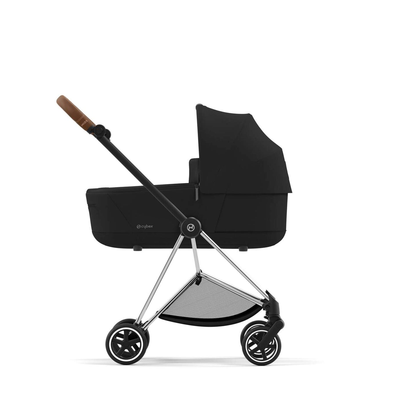 עגלת תינוק Mios 3 Sepia Black עם שלדה כרום חום