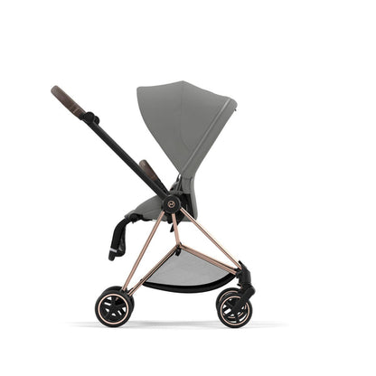 עגלת תינוק Mios 3 Mirage Grey עם שלדה רוזגולד