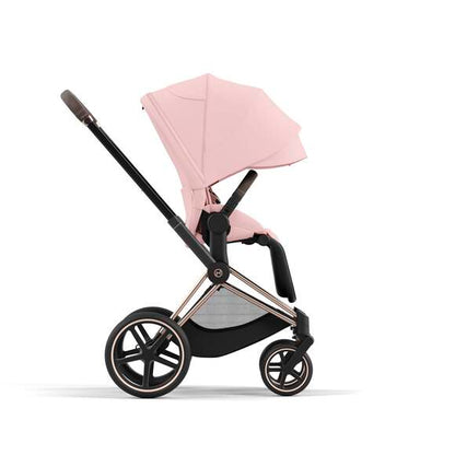 e-Priam עגלת תינוק חשמלית Peach Pink רוזגולד