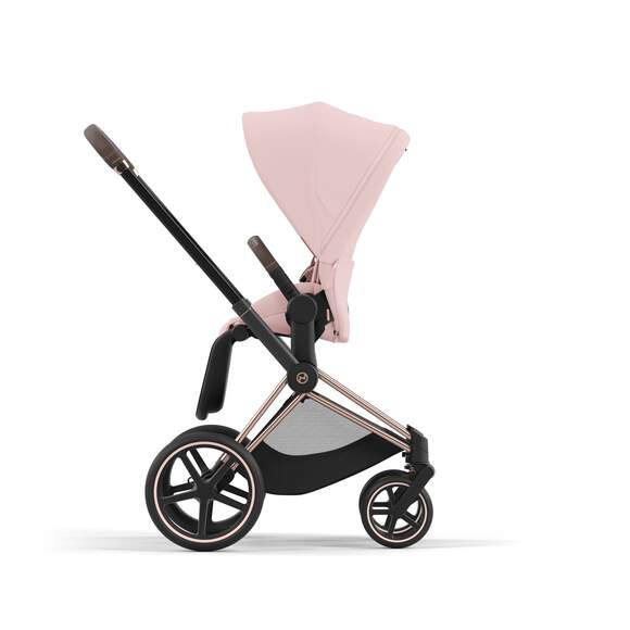 e-Priam עגלת תינוק חשמלית Peach Pink רוזגולד