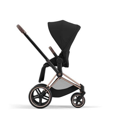 e-Priam עגלת תינוק חשמלית Sepia Black רוזגולד