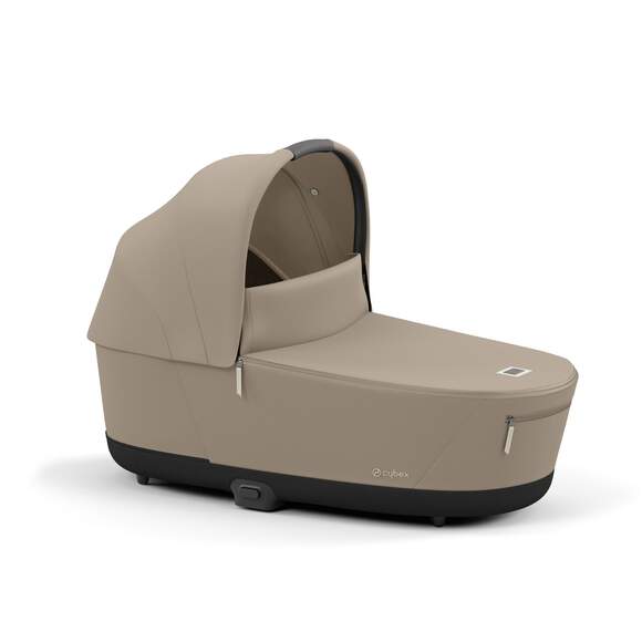 עגלת תינוק Priam 4 Cozy Beige עם שלדה רוזגולד